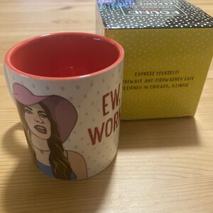 Shitt's Creek Ceramic Mug “Ew, Work!” Alexis Work Humor Funny Gift w Box NEW